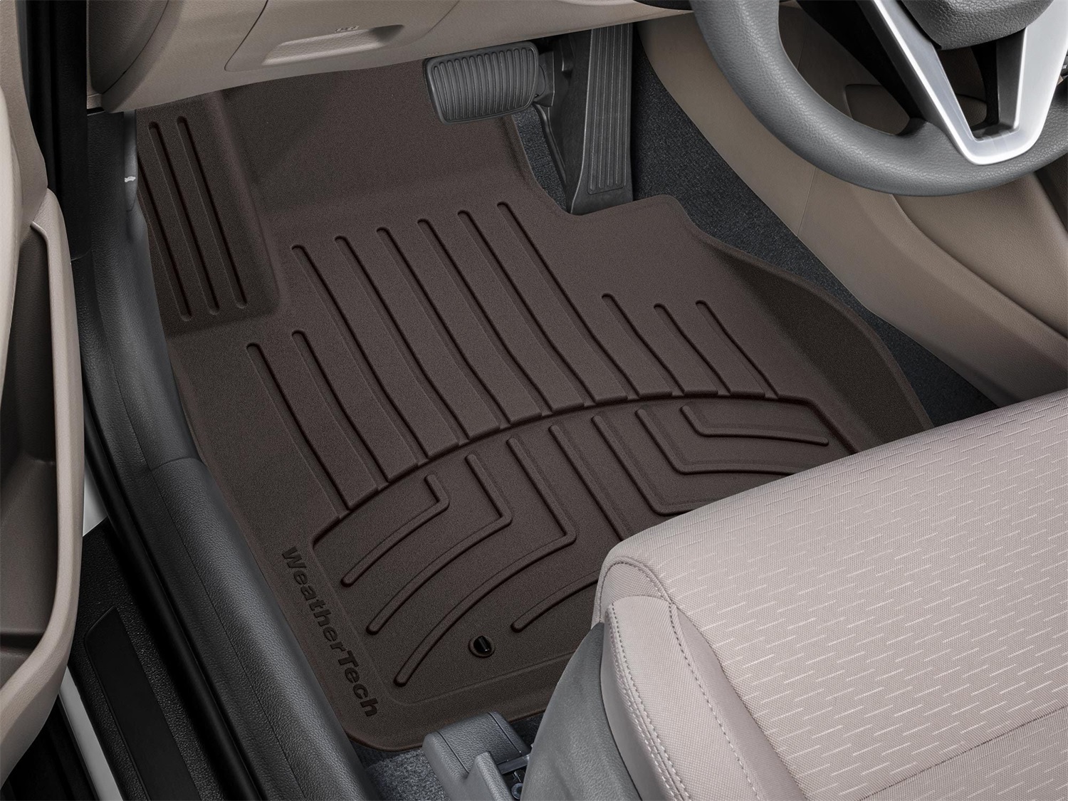 WeatherTech FloorLinerTM HP; Cocoa; Front 4715721IM thumbnail 1