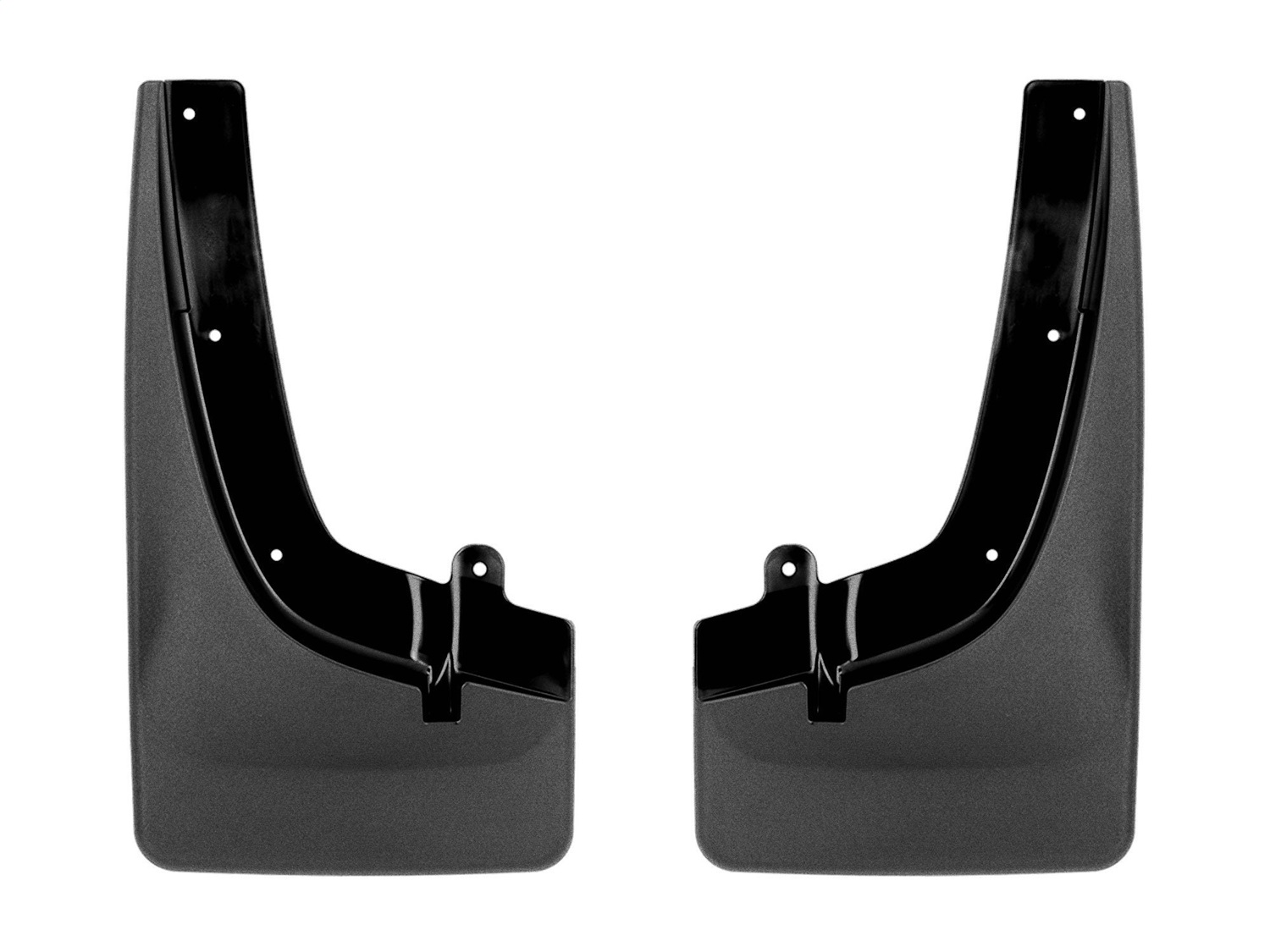 WeatherTech MudFlap No-Drill DigitalFit; Black 110156 thumbnail 0