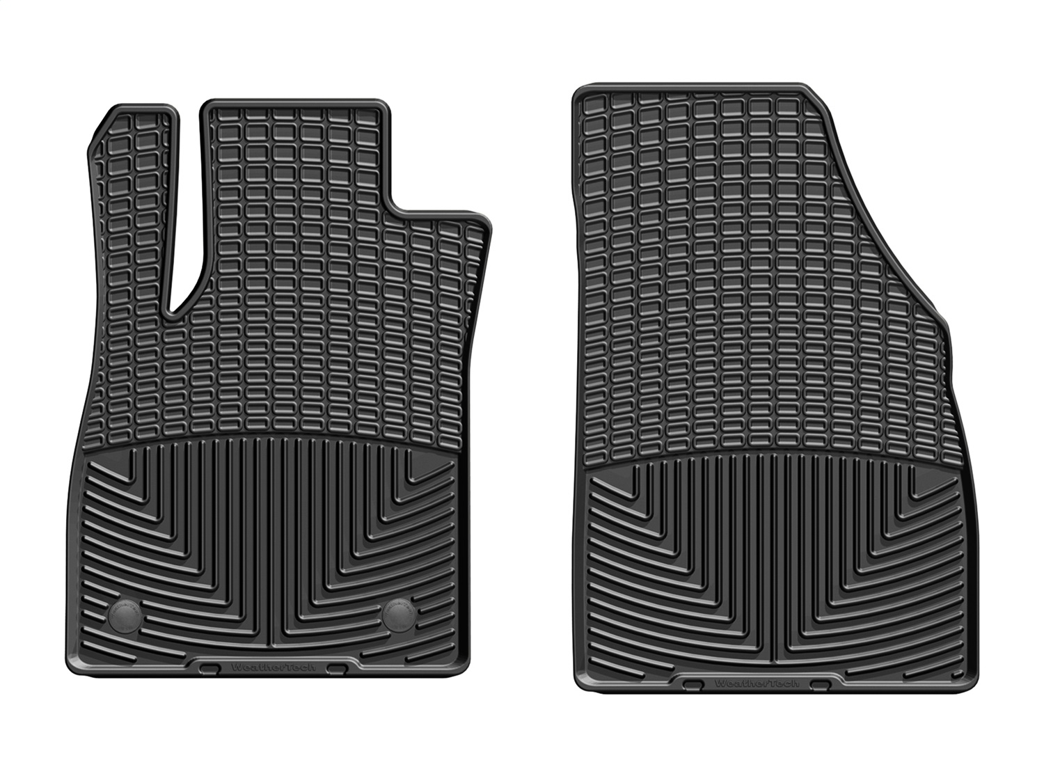WeatherTech All Weather Floor Mats; Black; Front W368 thumbnail 0