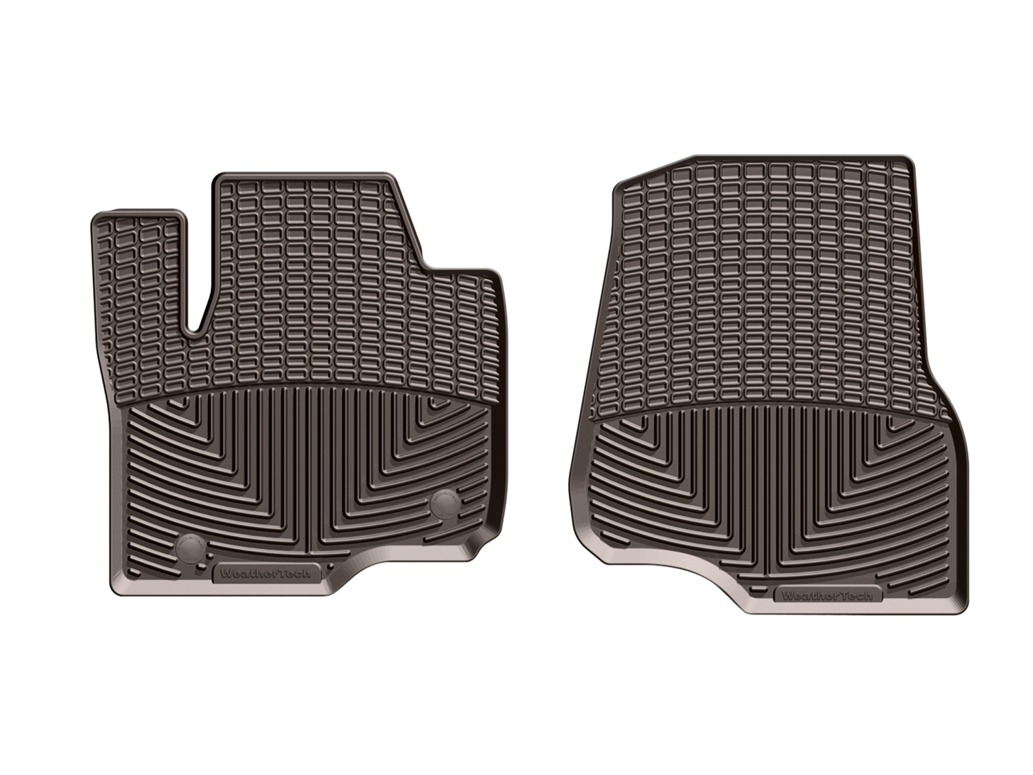 WeatherTech All Weather Floor Mats; Cocoa; Front W408CO thumbnail 1