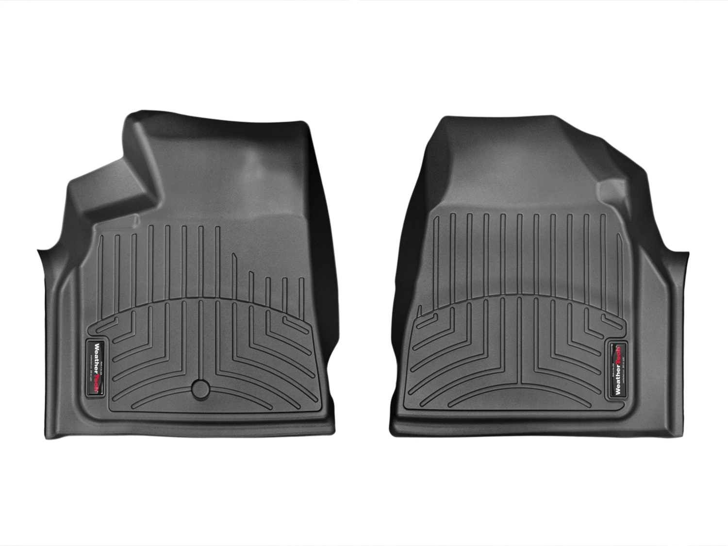 WeatherTech FloorLinerTM DigitalFit; Black; Front 447021 thumbnail 1