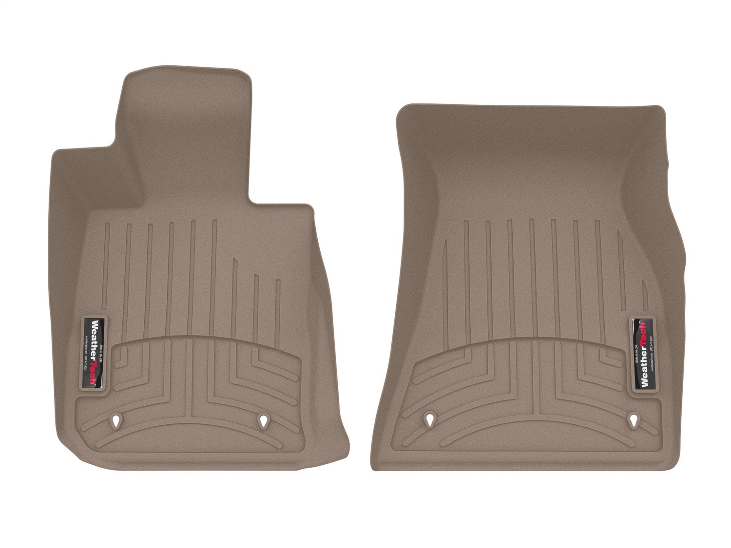 WeatherTech FloorLinerTM DigitalFit; Tan; Front 4516761 thumbnail 0