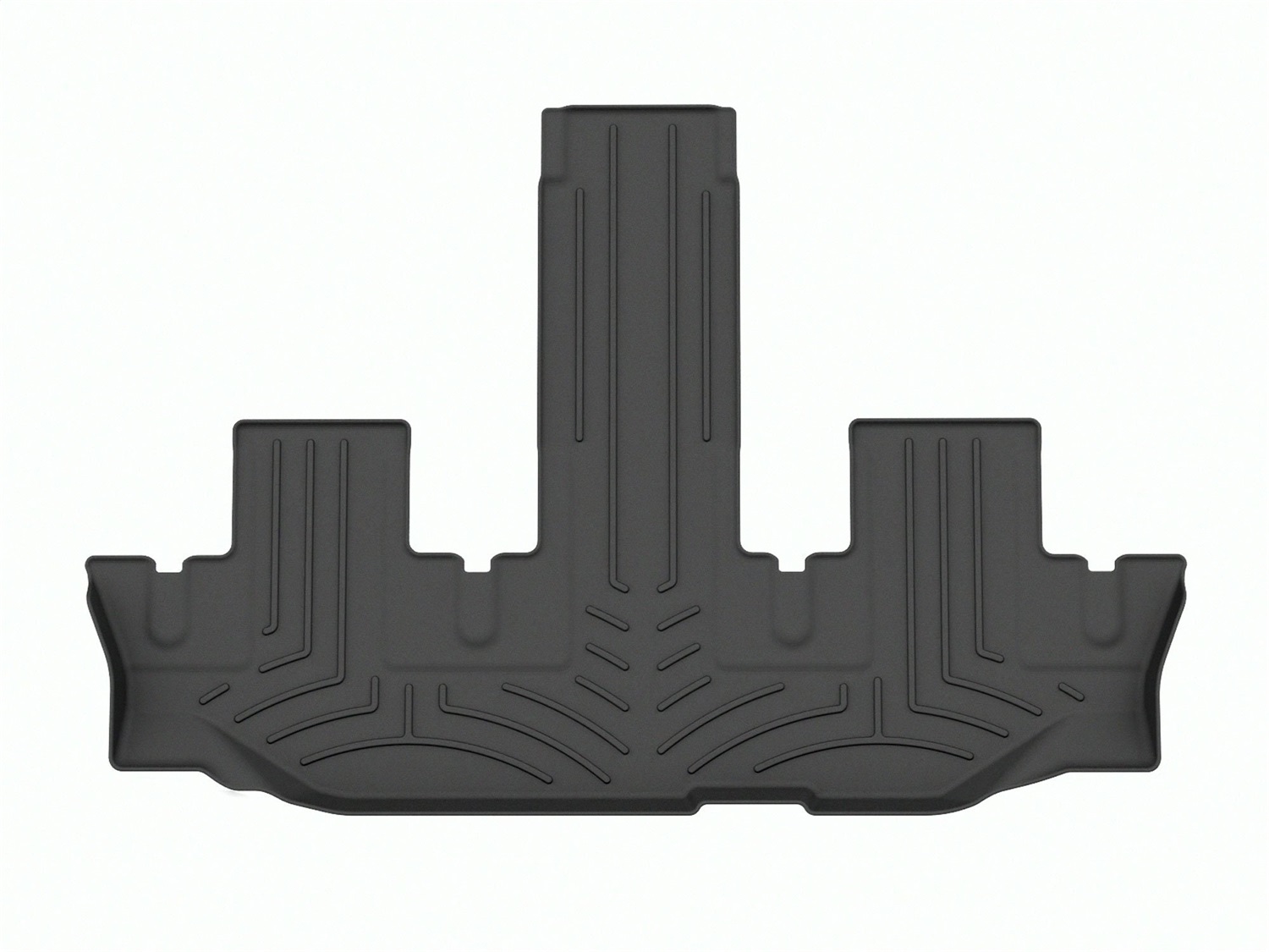 WeatherTech FloorLinerTM HP; Black; Third Row 4414753IM thumbnail 0