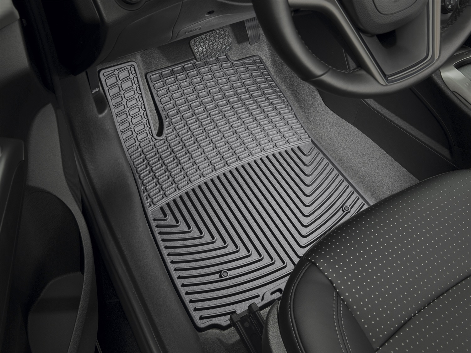 WeatherTech All Weather Floor Mats; Black; Front W276 thumbnail 0