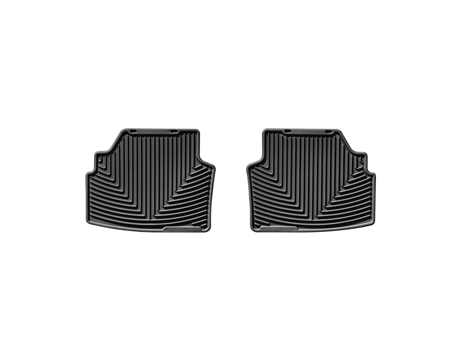 WeatherTech All Weather Floor Mats; Black; Rear W142 thumbnail 0
