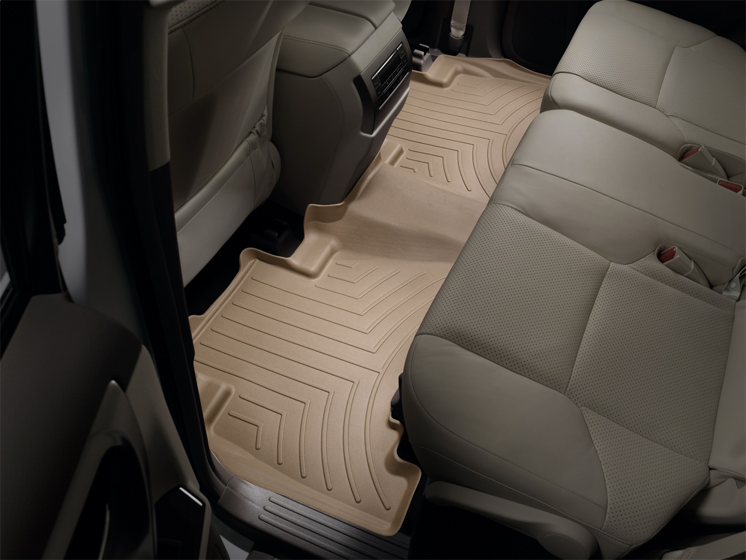 WeatherTech FloorLinerTM DigitalFit; Tan; Rear 452862 thumbnail 0