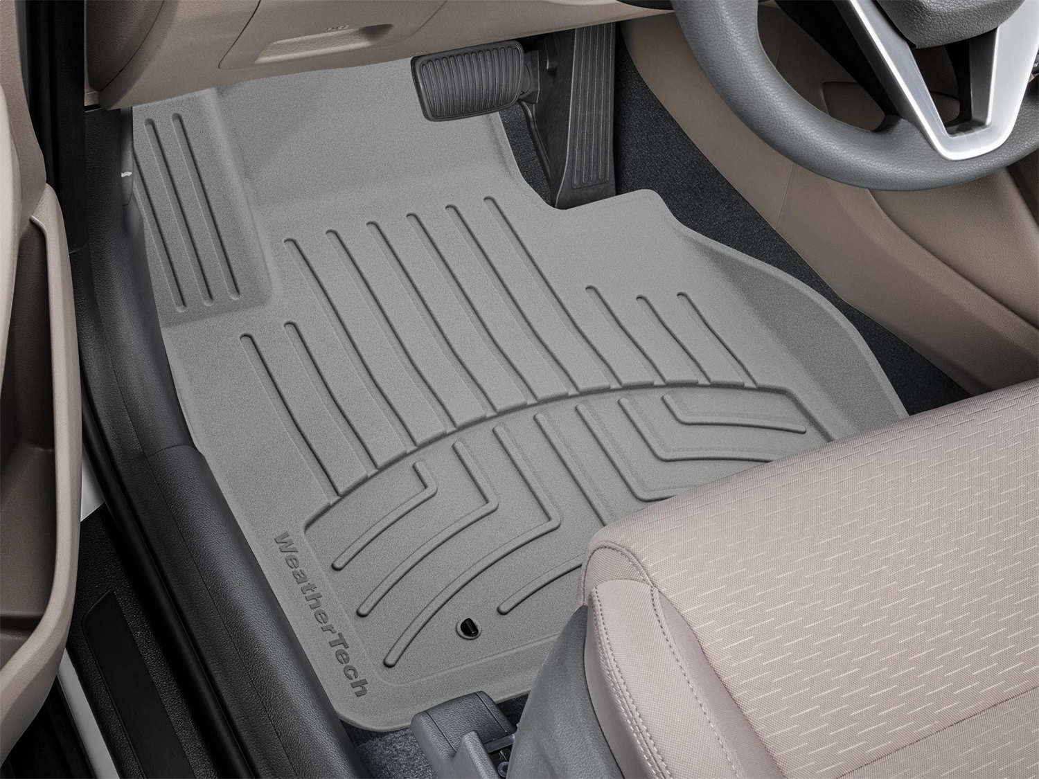 WeatherTech FloorLinerTM HP; Gray; Front 4615721IM thumbnail 1
