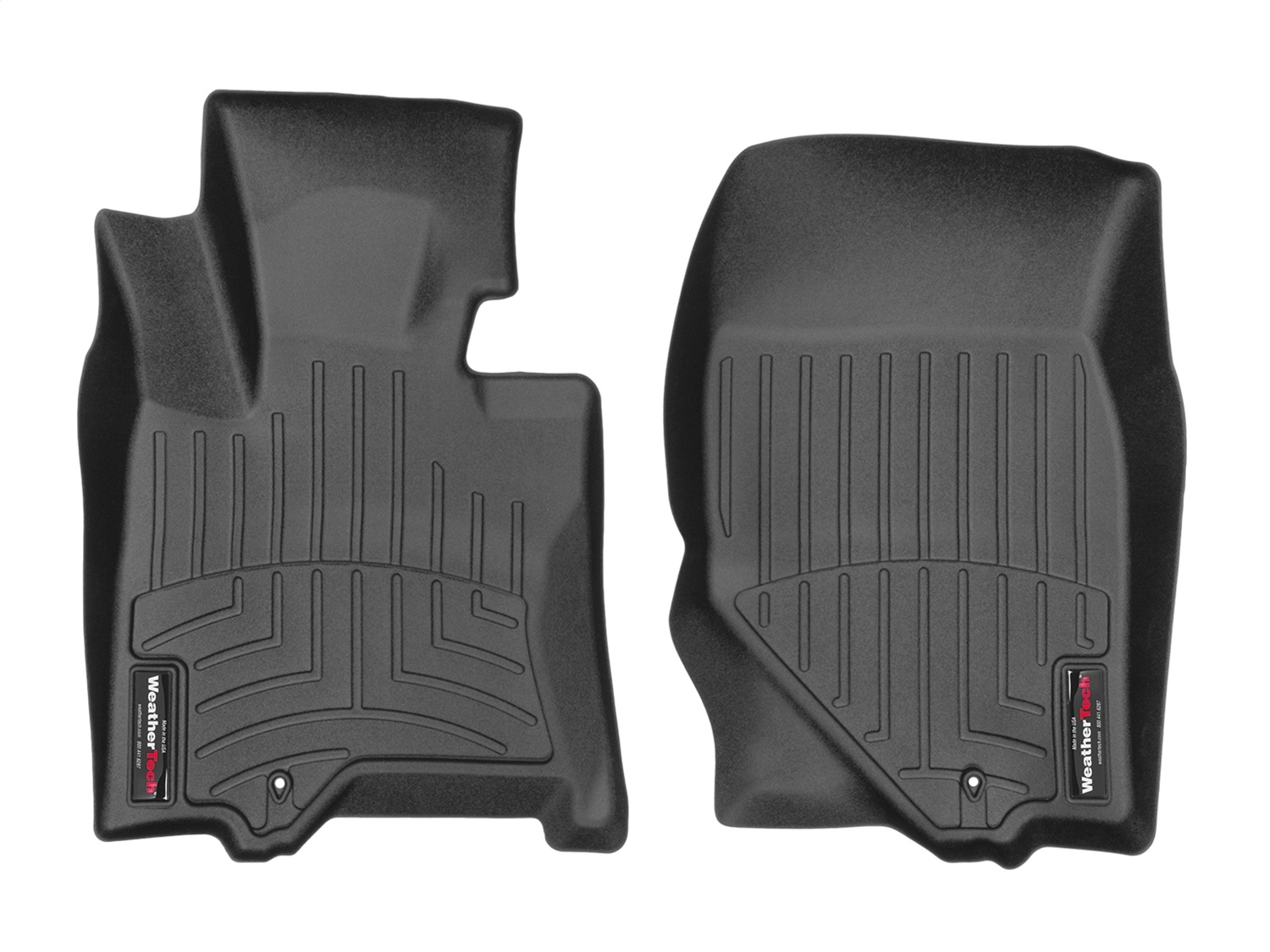 WeatherTech FloorLinerTM DigitalFit; Black; Front 448681 thumbnail 0