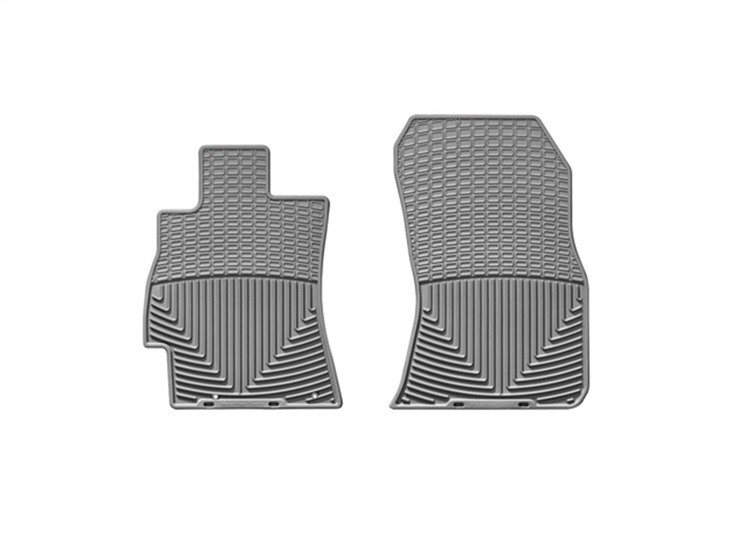 WeatherTech All Weather Floor Mats; Gray; Front W172GR thumbnail 0