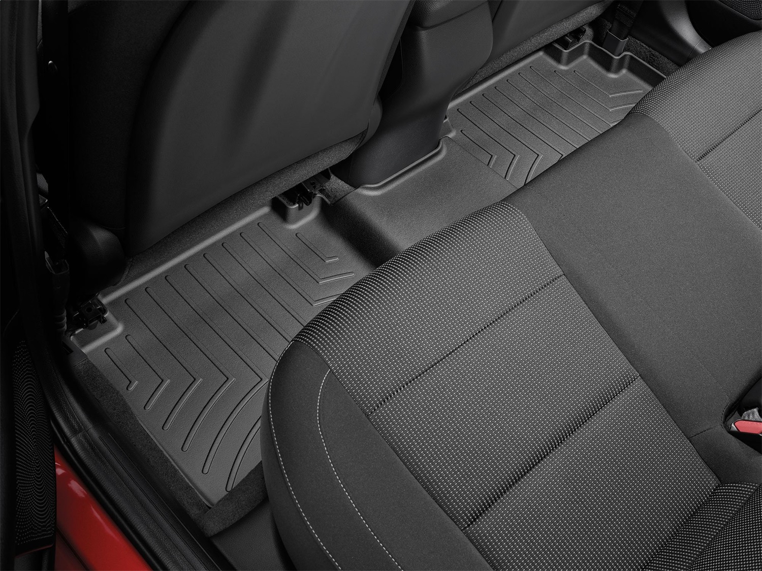 WeatherTech FloorLinerTM DigitalFit; Black; Rear 4414862 thumbnail 1