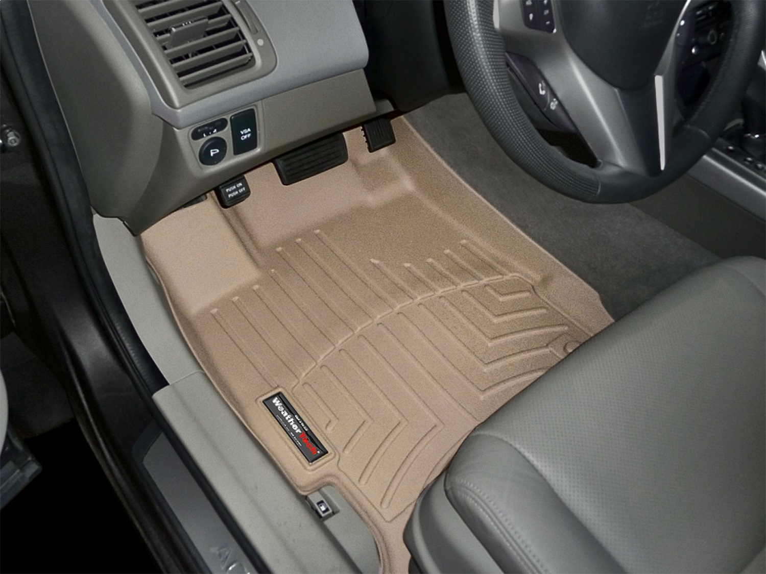 WeatherTech FloorLinerTM DigitalFit; Tan; Front 452281 thumbnail 0