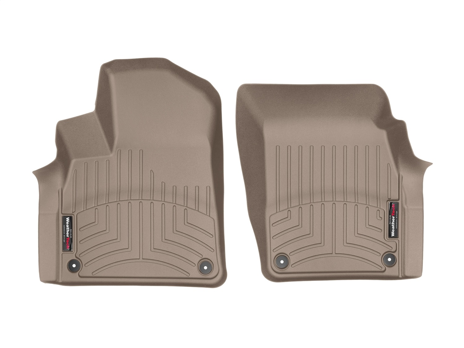 WeatherTech FloorLinerTM DigitalFit; Tan; Front 458871 thumbnail 0