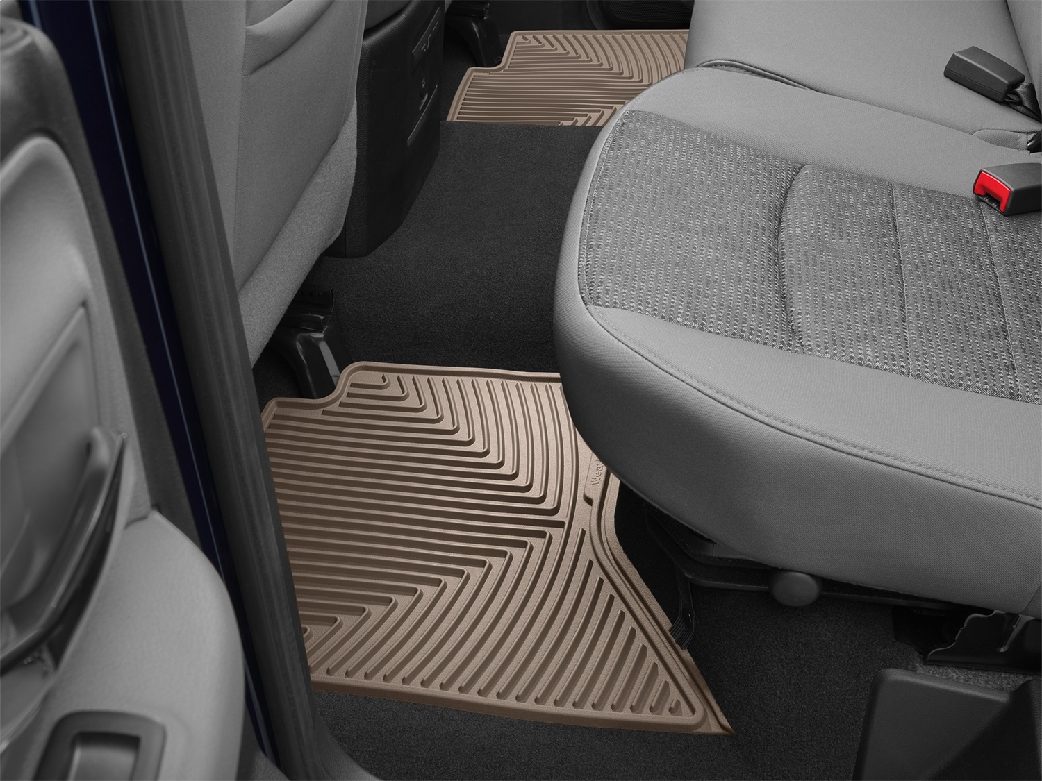 WeatherTech All Weather Floor Mats; Tan; Rear W336TN thumbnail 1