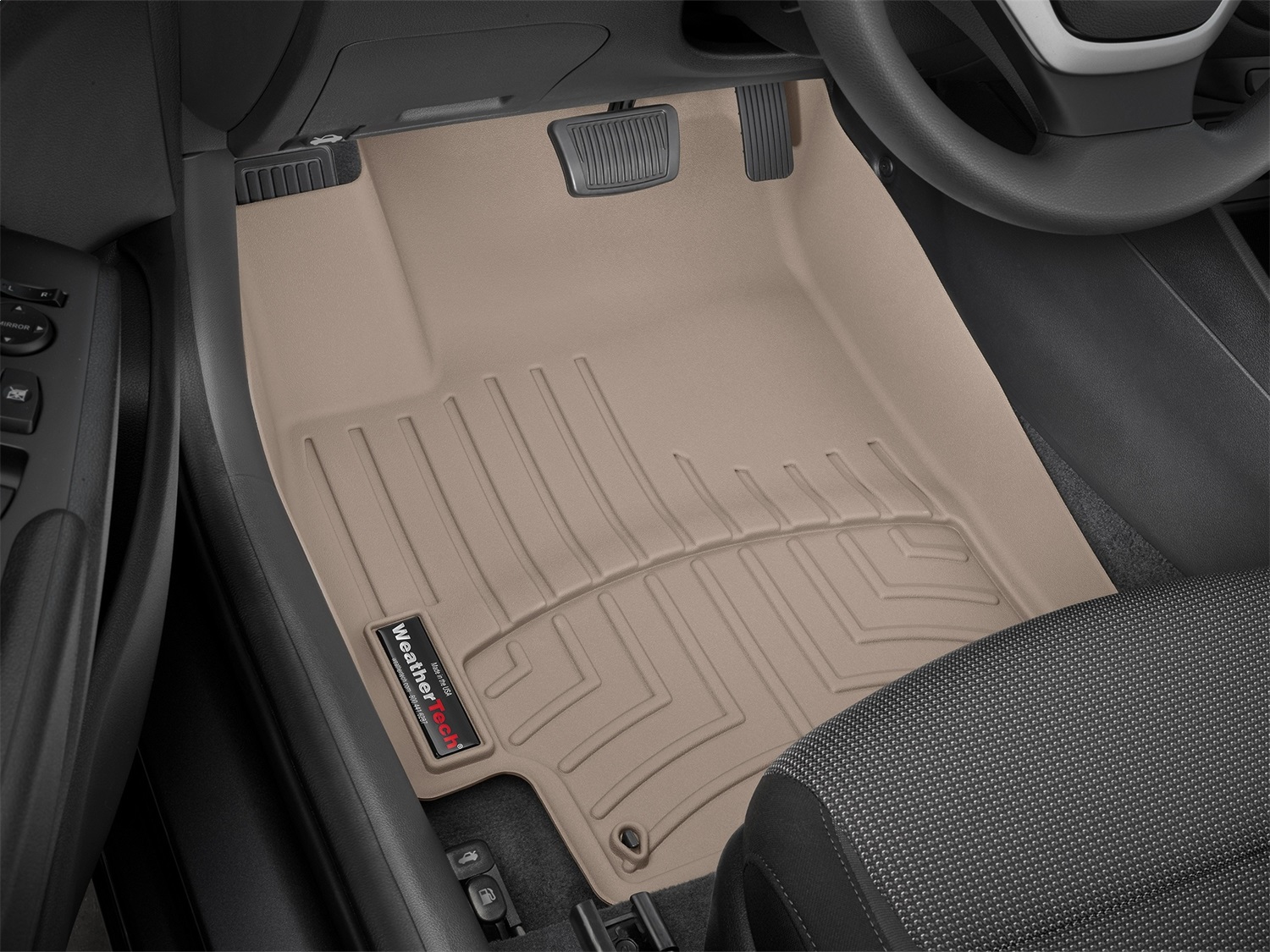 WeatherTech FloorLinerTM DigitalFit; Tan; Front 4513361 thumbnail 0