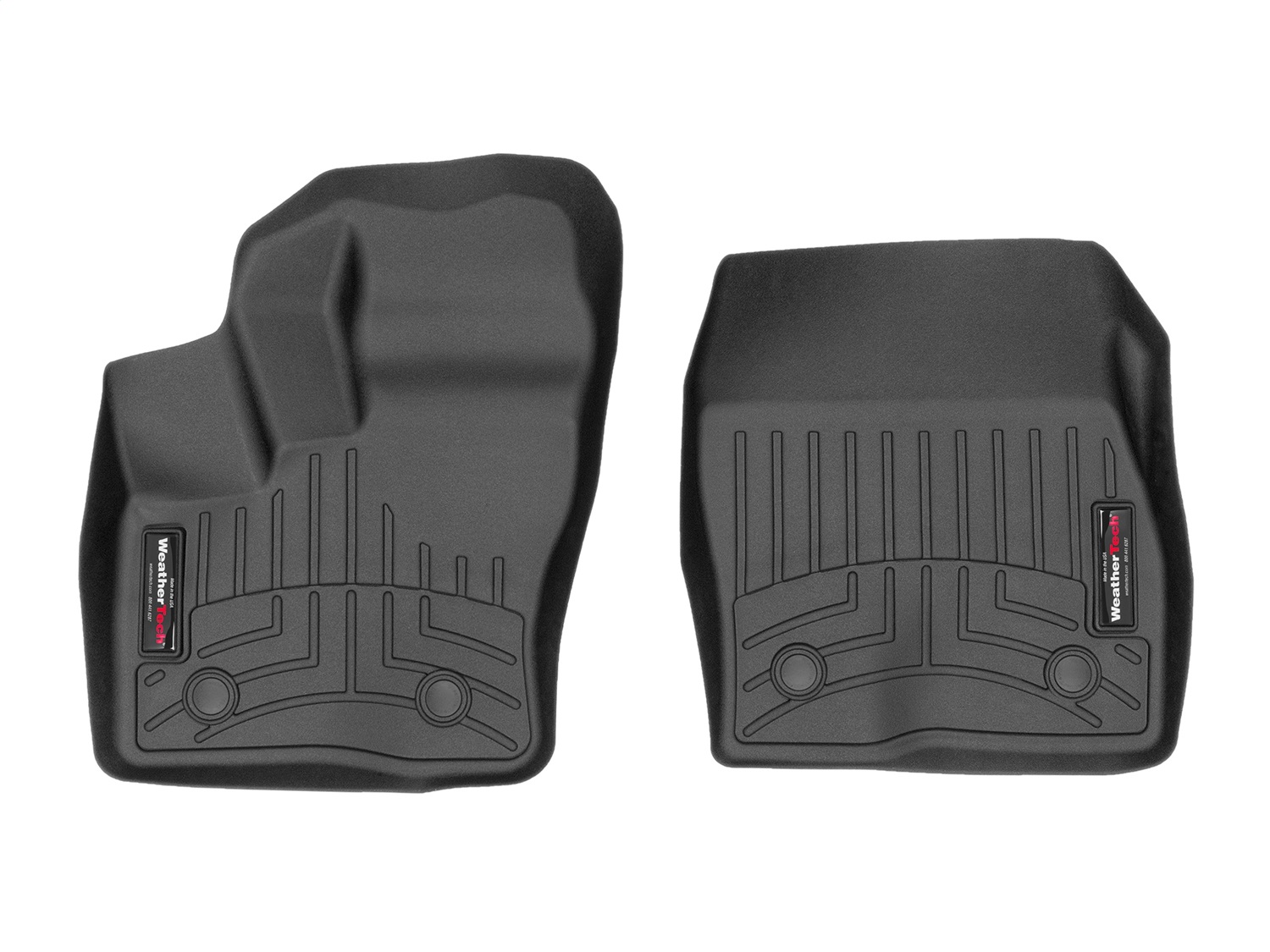 WeatherTech FloorLinerTM DigitalFit; Black; Front 4412161V thumbnail 1
