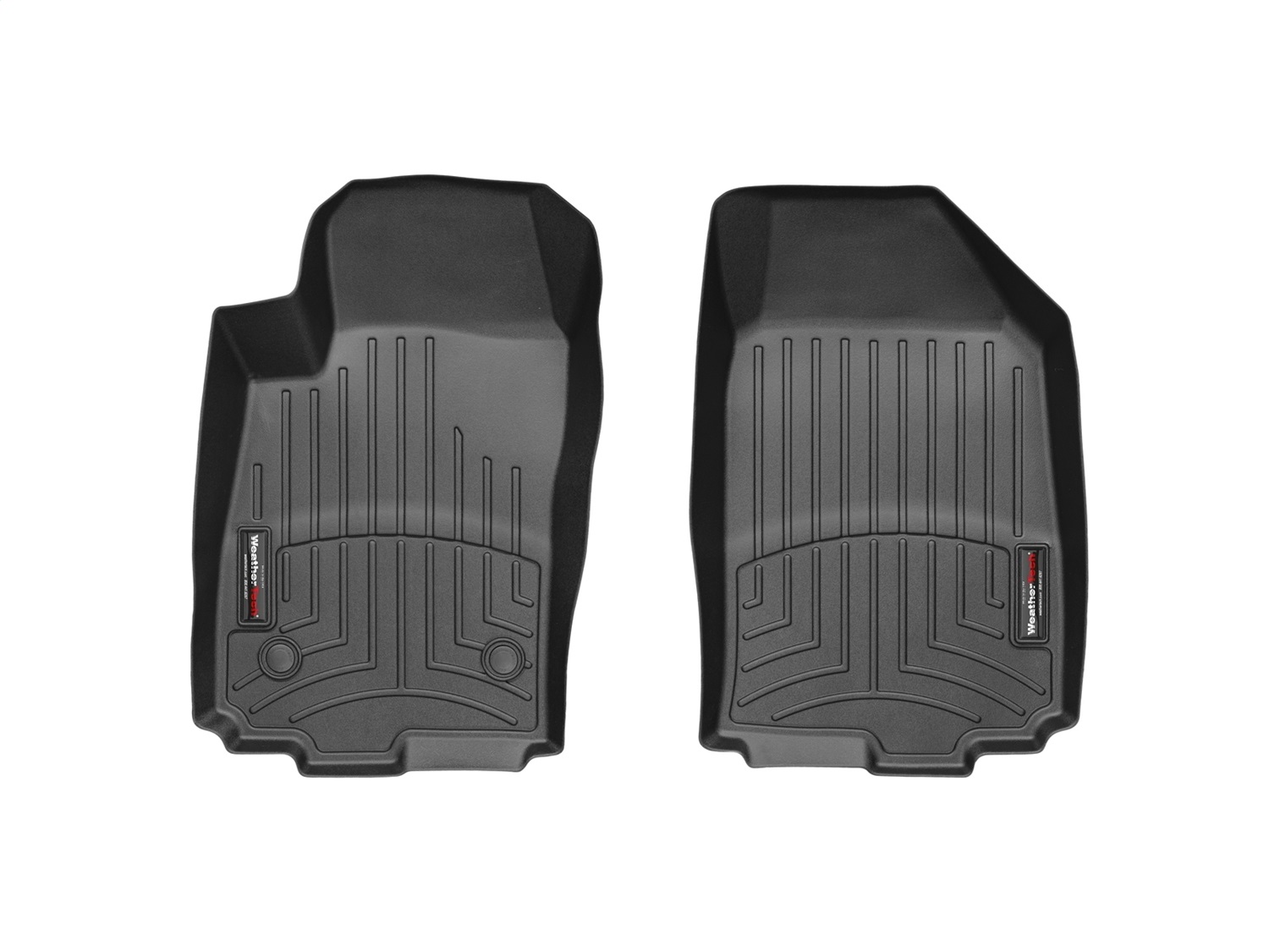 WeatherTech FloorLinerTM DigitalFit; Black; Front 444421 thumbnail 1