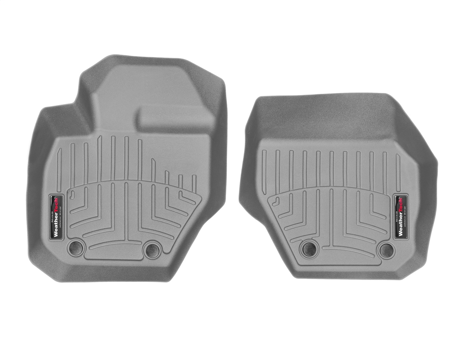 WeatherTech FloorLinerTM DigitalFit; Gray; Front 462341 thumbnail 0