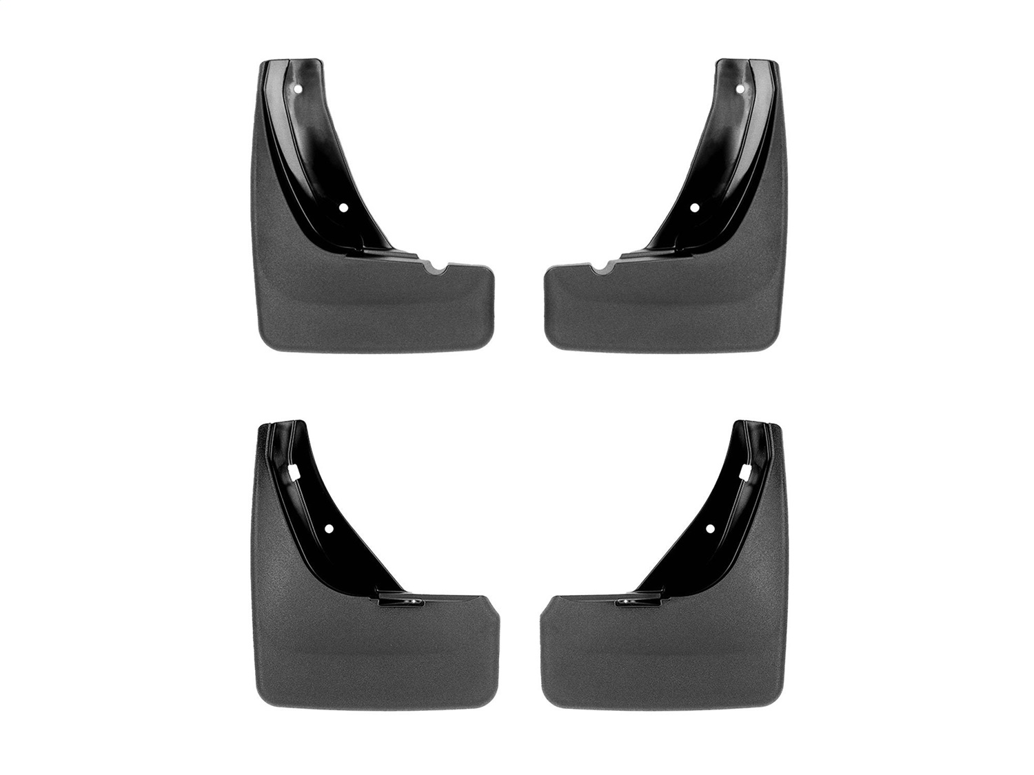 WeatherTech MudFlap No-Drill DigitalFit MudFlap Kit; Black 110149-120149 thumbnail 0