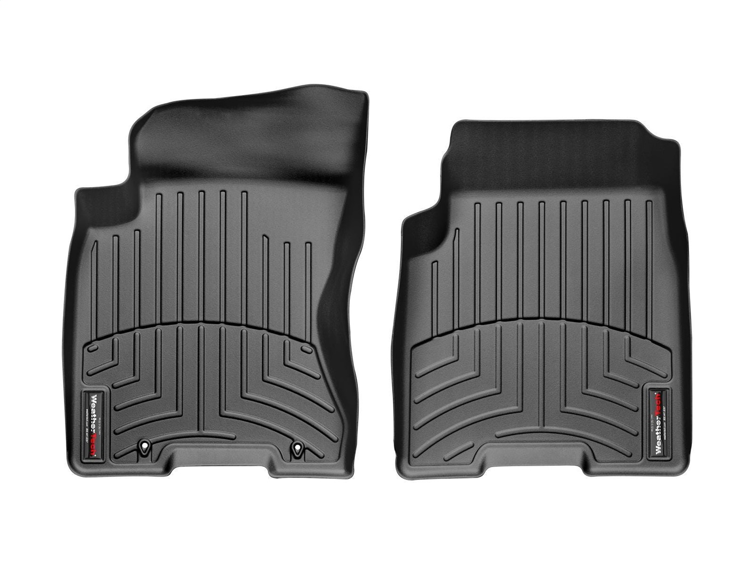 WeatherTech FloorLinerTM DigitalFit; Black; Front 441351 thumbnail 1