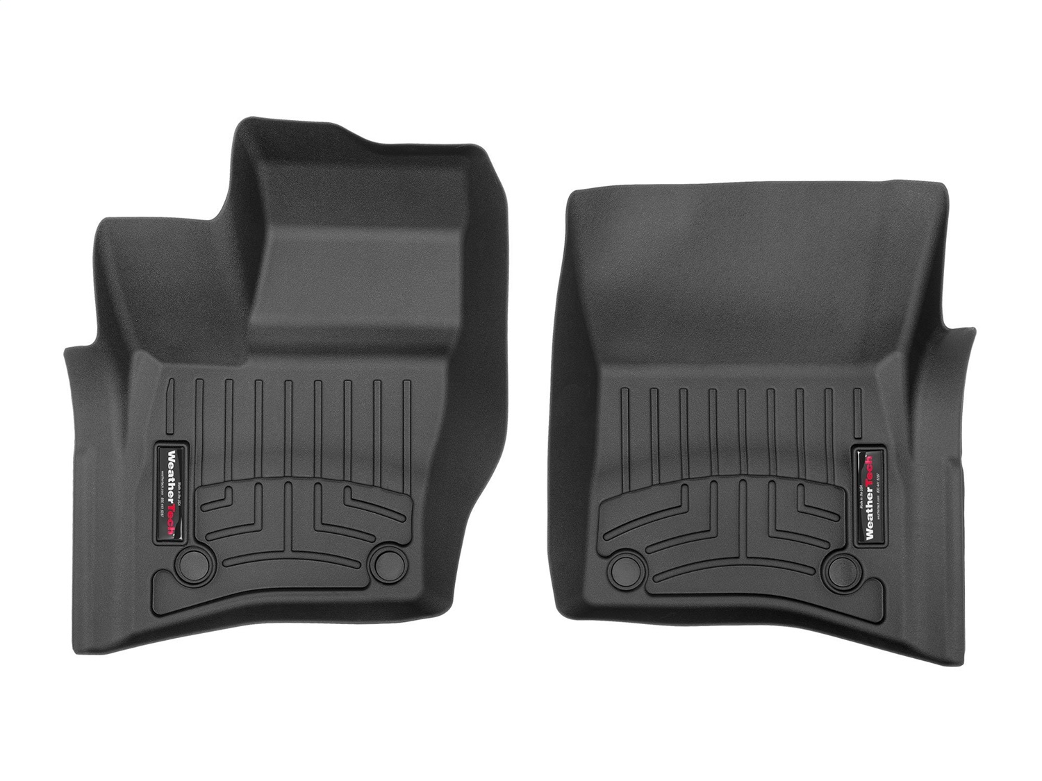 WeatherTech FloorLinerTM DigitalFit; Black; Front 4416291 thumbnail 1