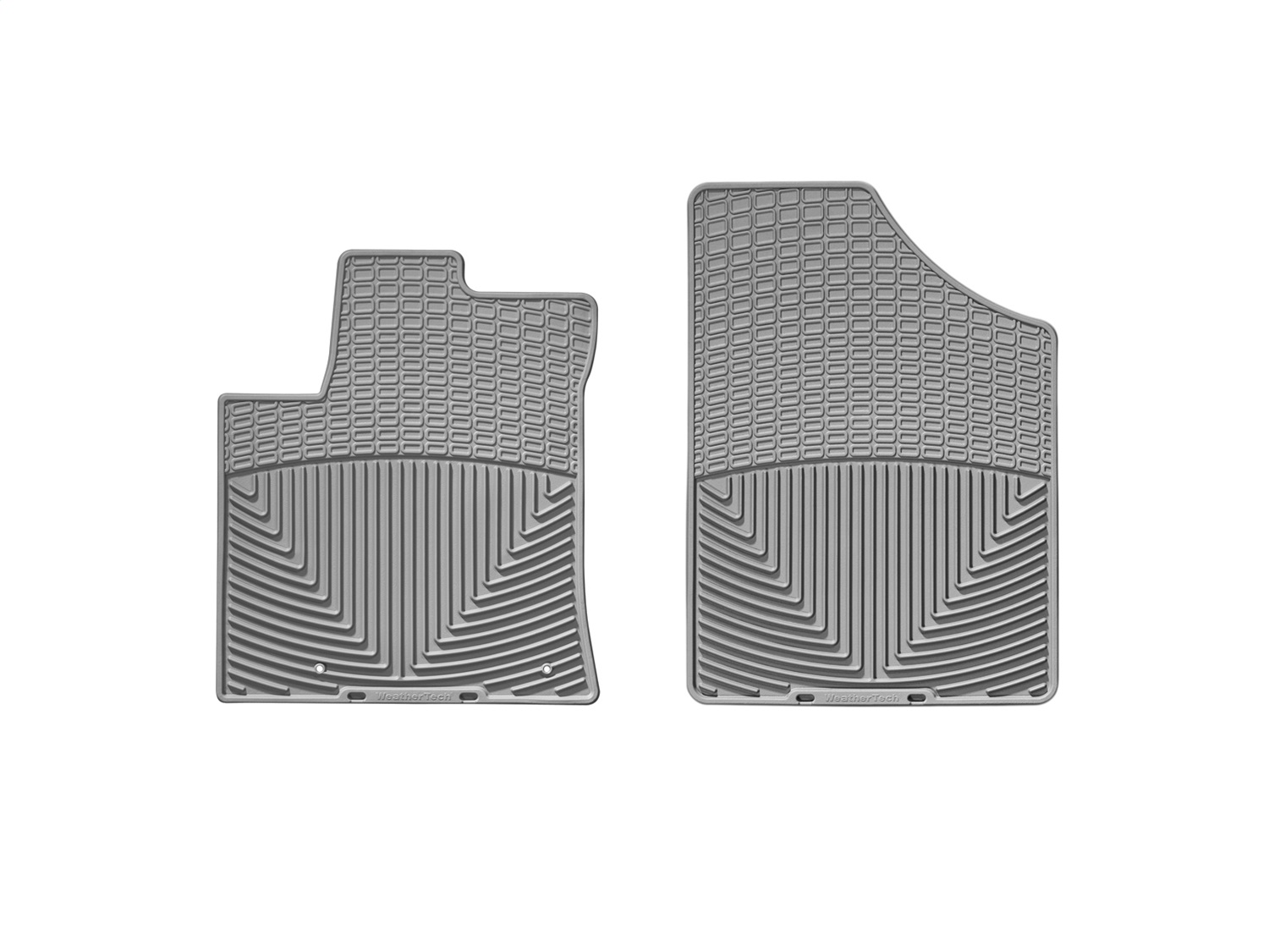WeatherTech All Weather Floor Mats; Gray; Front W96GR thumbnail 1