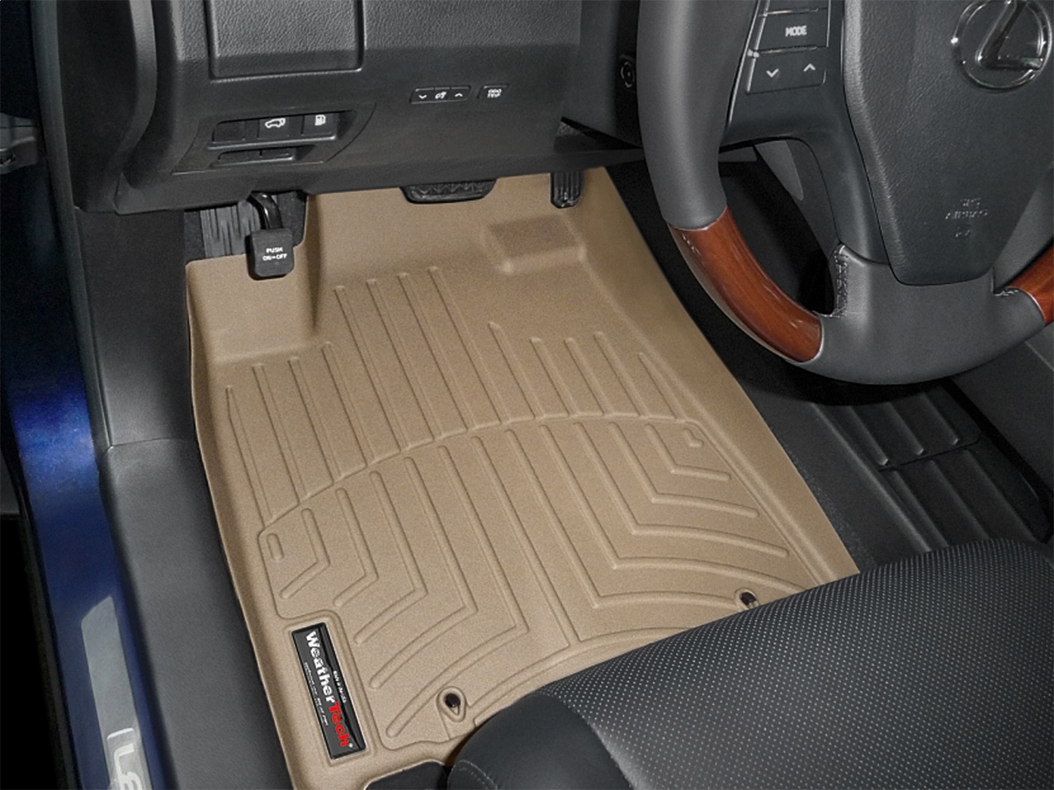 WeatherTech FloorLinerTM DigitalFit; Tan; Front 452291 thumbnail 1