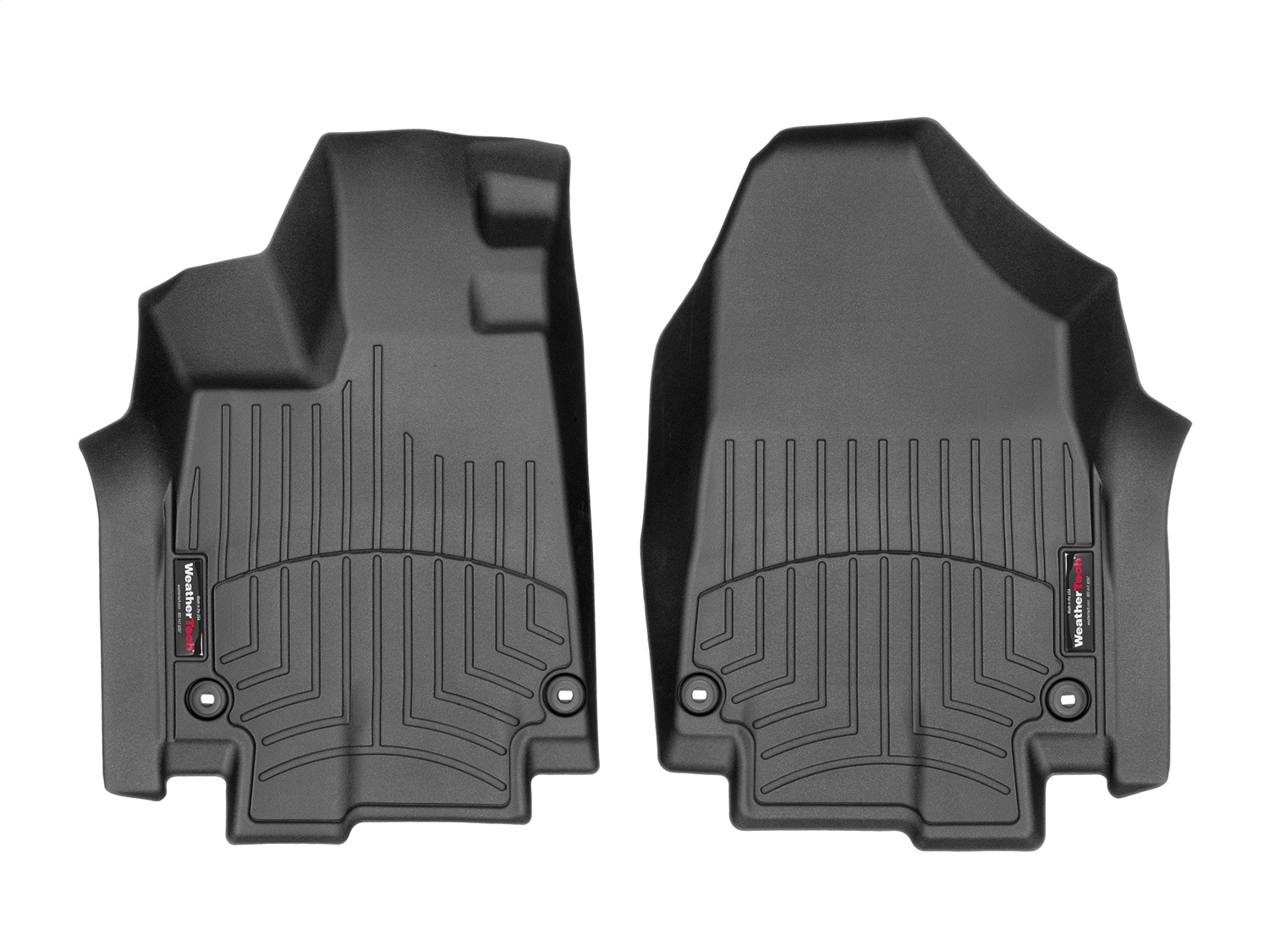 WeatherTech FloorLinerTM DigitalFit; Black; Front 4412181 thumbnail 1