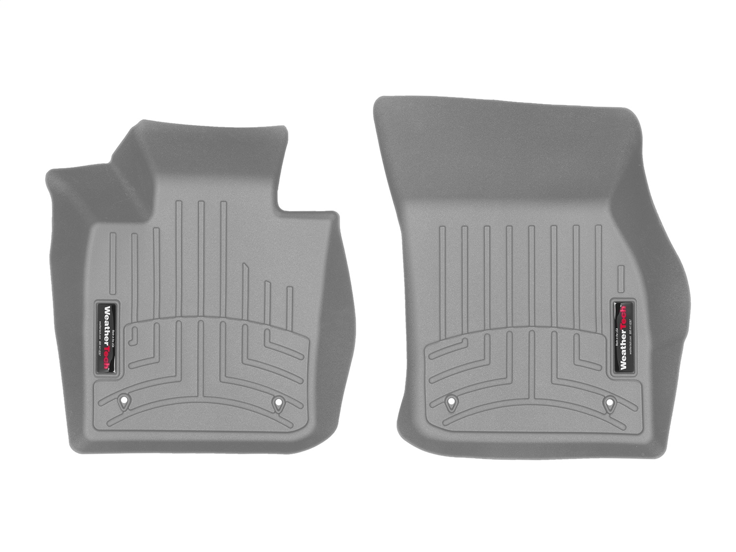 WeatherTech FloorLinerTM DigitalFit; Gray; Front 467311 thumbnail 0