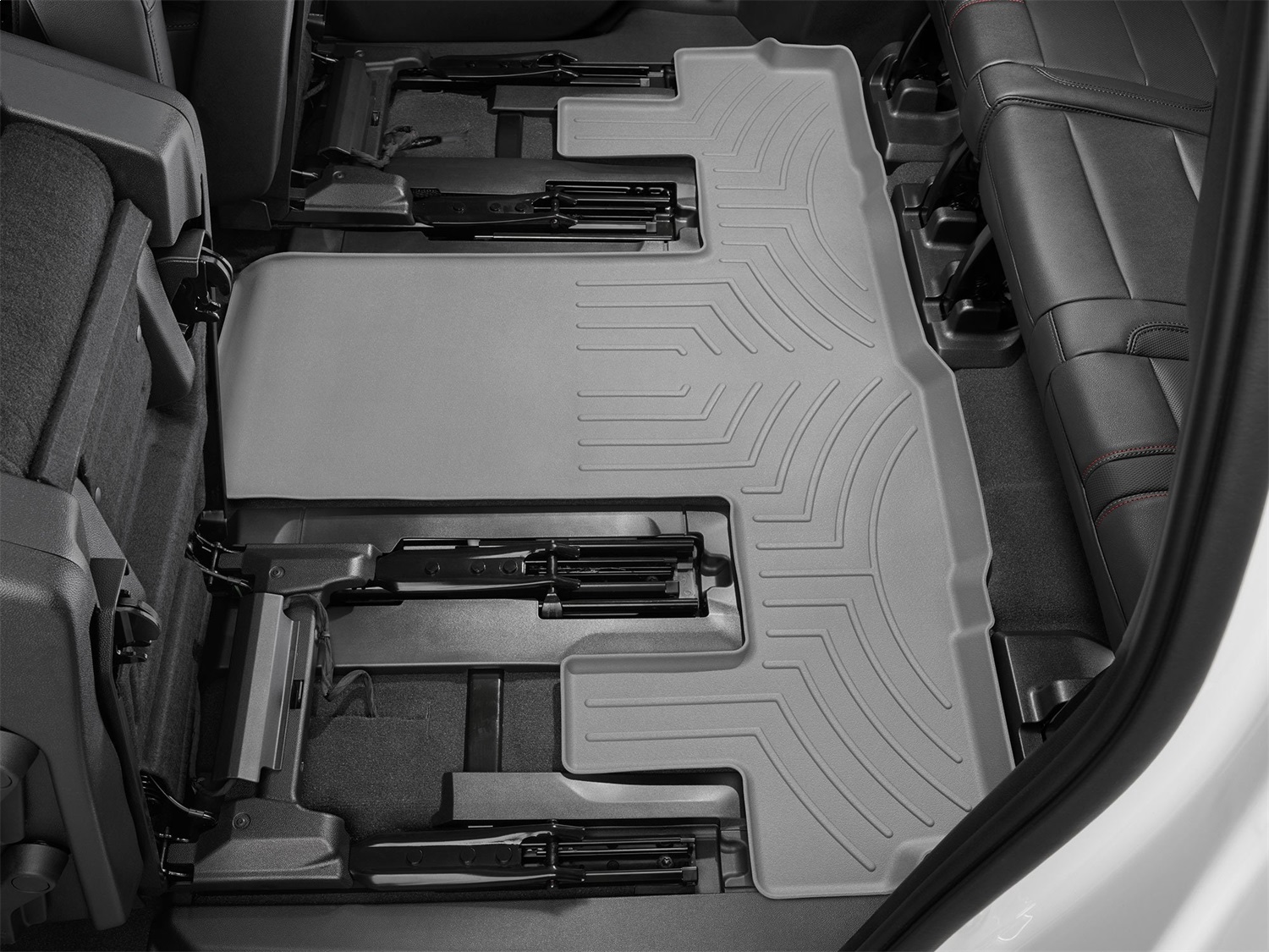 WeatherTech FloorLinerTM DigitalFit; Gray; Rear 4616325 thumbnail 1