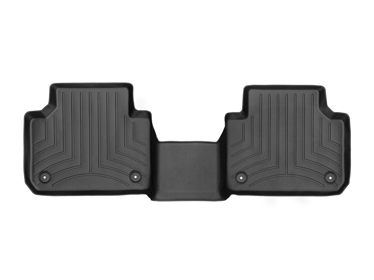 WeatherTech FloorLinerTM DigitalFit; Black; Rear 4414882 thumbnail 0