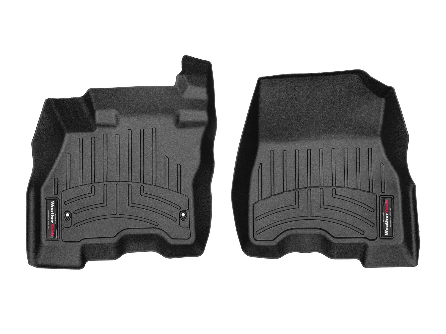WeatherTech FloorLinerTM DigitalFit; Black; Front 4415401 thumbnail 0
