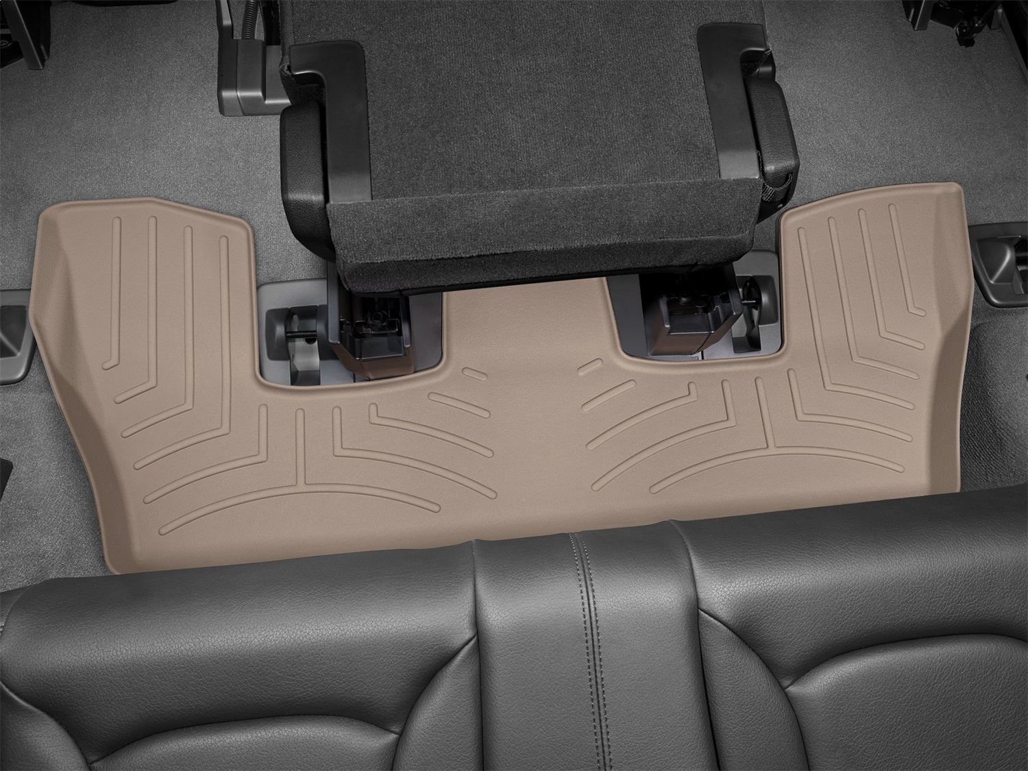 WeatherTech FloorLinerTM DigitalFit; Tan; Third Row 458873 thumbnail 1