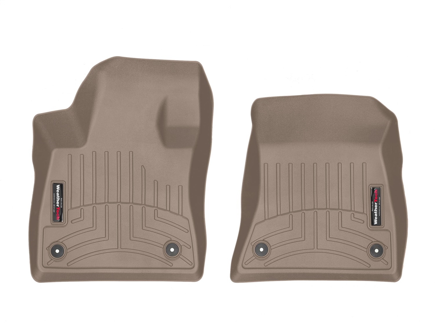 WeatherTech FloorLinerTM DigitalFit; Tan; Front 4513371 thumbnail 0