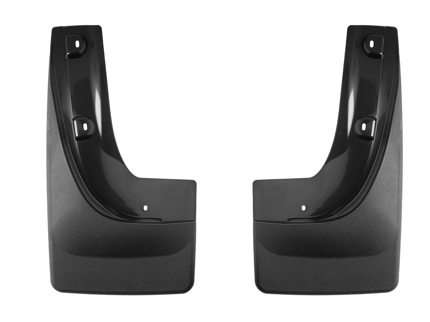 WeatherTech MudFlap No-Drill DigitalFit; Black 120153 thumbnail 0