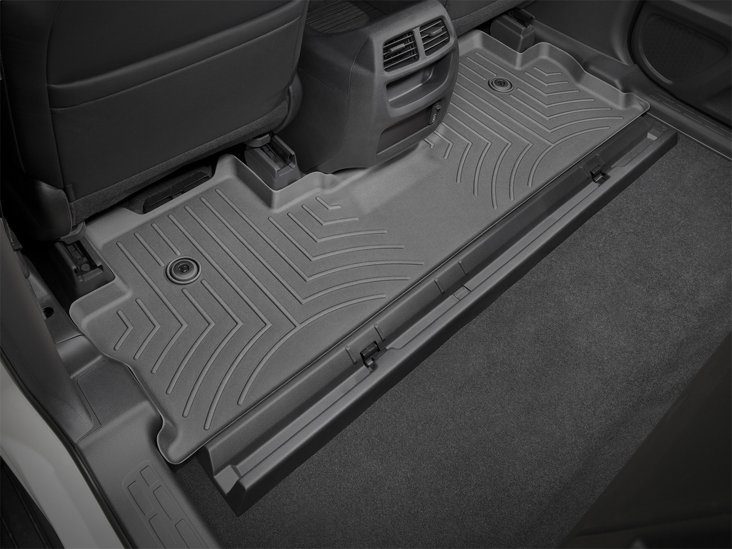 WeatherTech FloorLinerTM DigitalFit; Black; Rear 449712 thumbnail 0