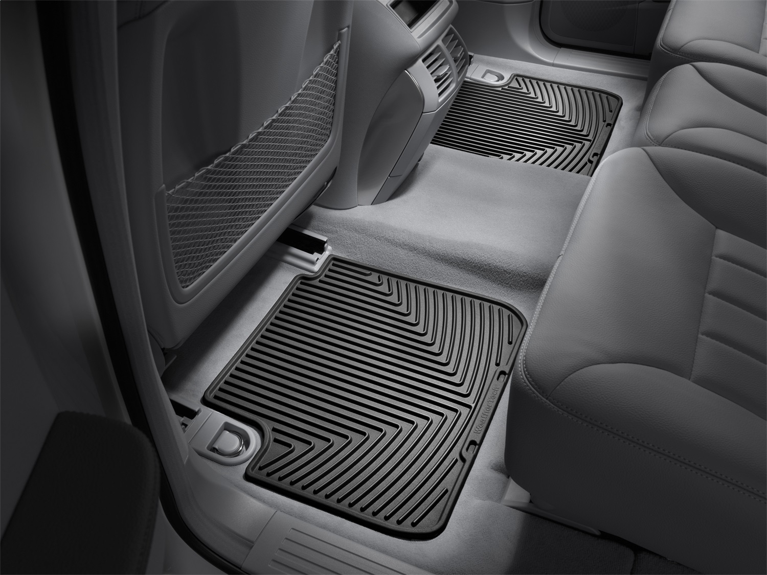 WeatherTech All Weather Floor Mats; Black; Rear W106 thumbnail 0