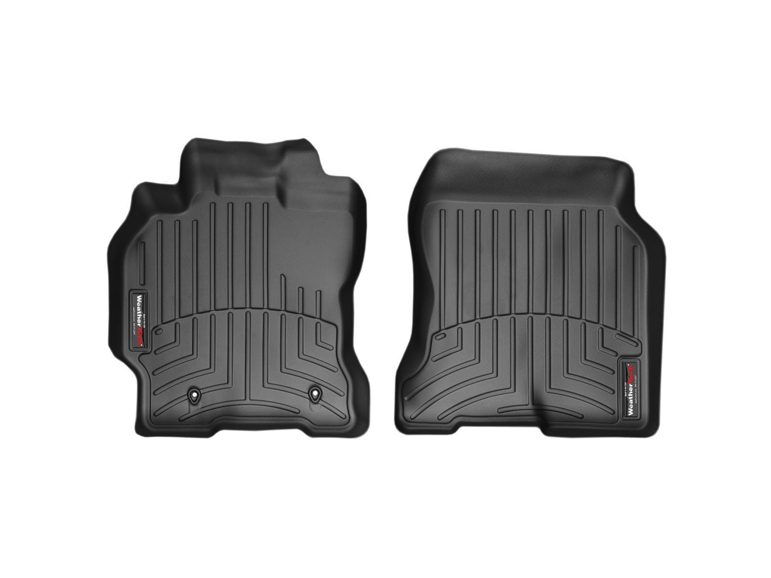 WeatherTech FloorLinerTM DigitalFit; Black; Front 440851 thumbnail 1