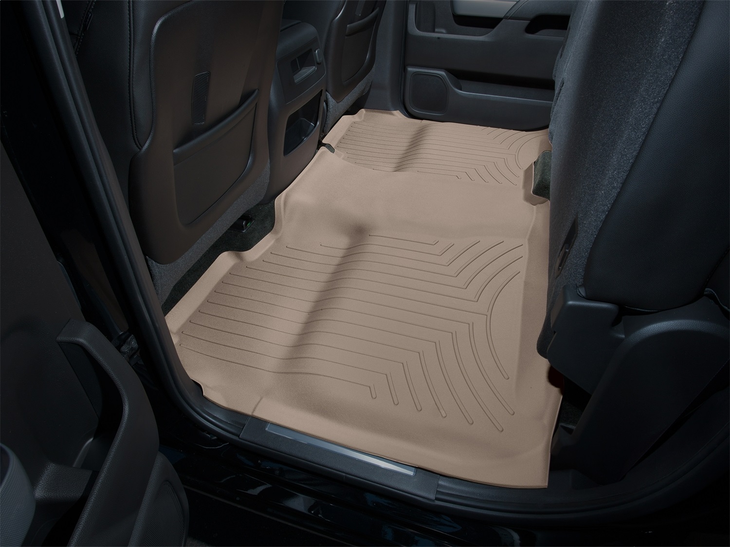 WeatherTech FloorLinerTM DigitalFit; Tan; Rear; Full Coverage 455422 thumbnail 1