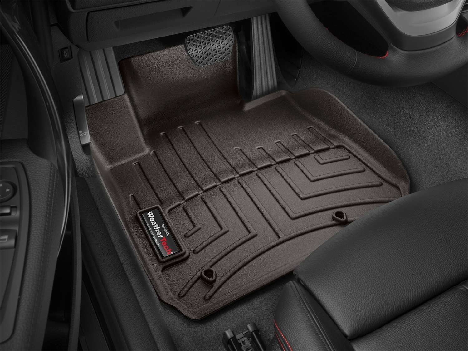 WeatherTech FloorLinerTM DigitalFit; Cocoa; Front 478231 thumbnail 0