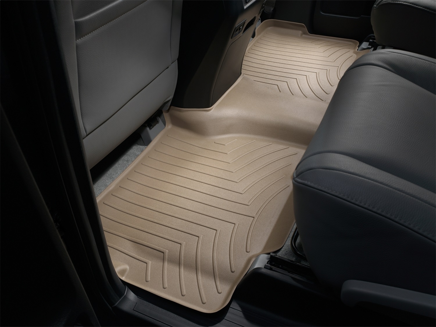 WeatherTech FloorLinerTM DigitalFit; Tan; Rear 450934 thumbnail 0
