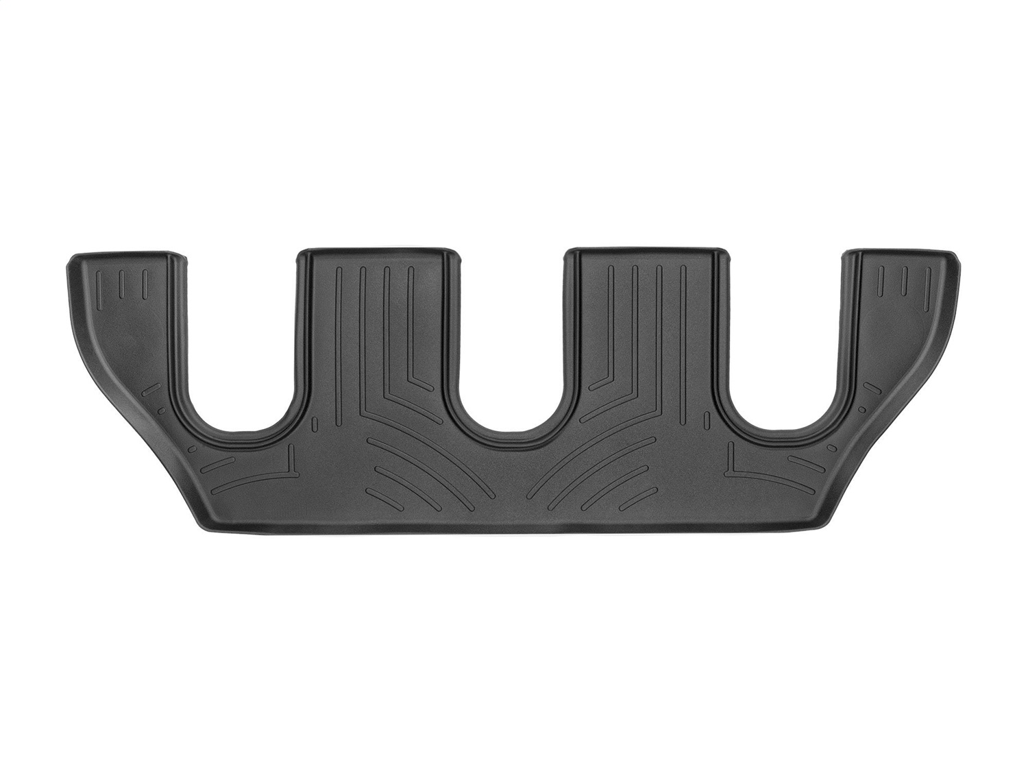WeatherTech FloorLinerTM DigitalFit; Black; Third Row 448693 thumbnail 0