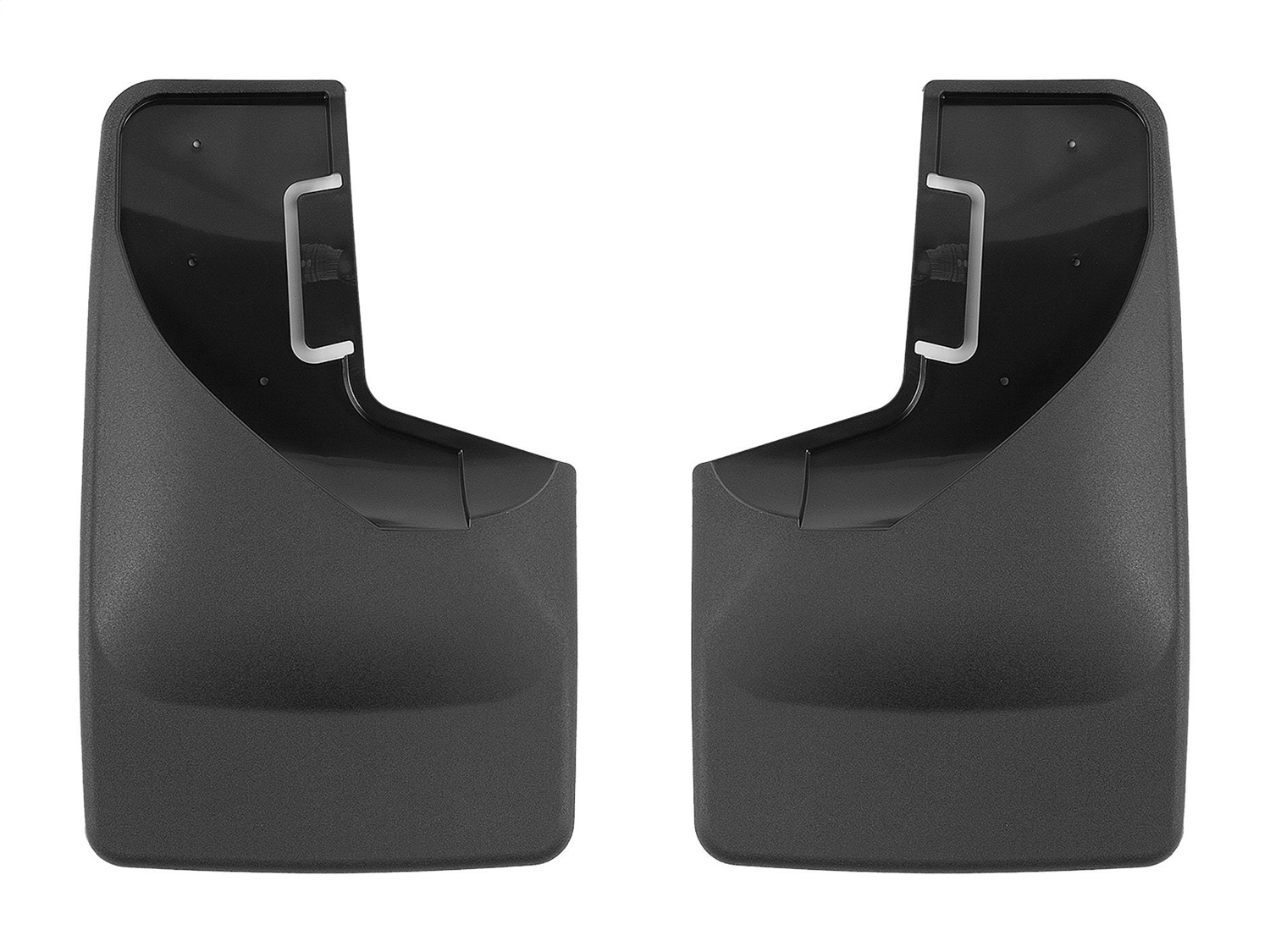 WeatherTech MudFlap No-Drill DigitalFit; Black 120151 thumbnail 0