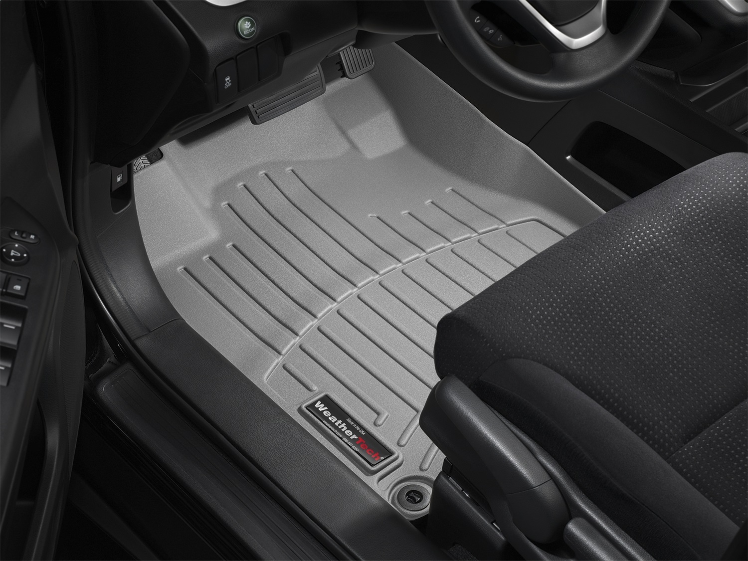 WeatherTech FloorLinerTM DigitalFit; Gray; Front 467371 thumbnail 1