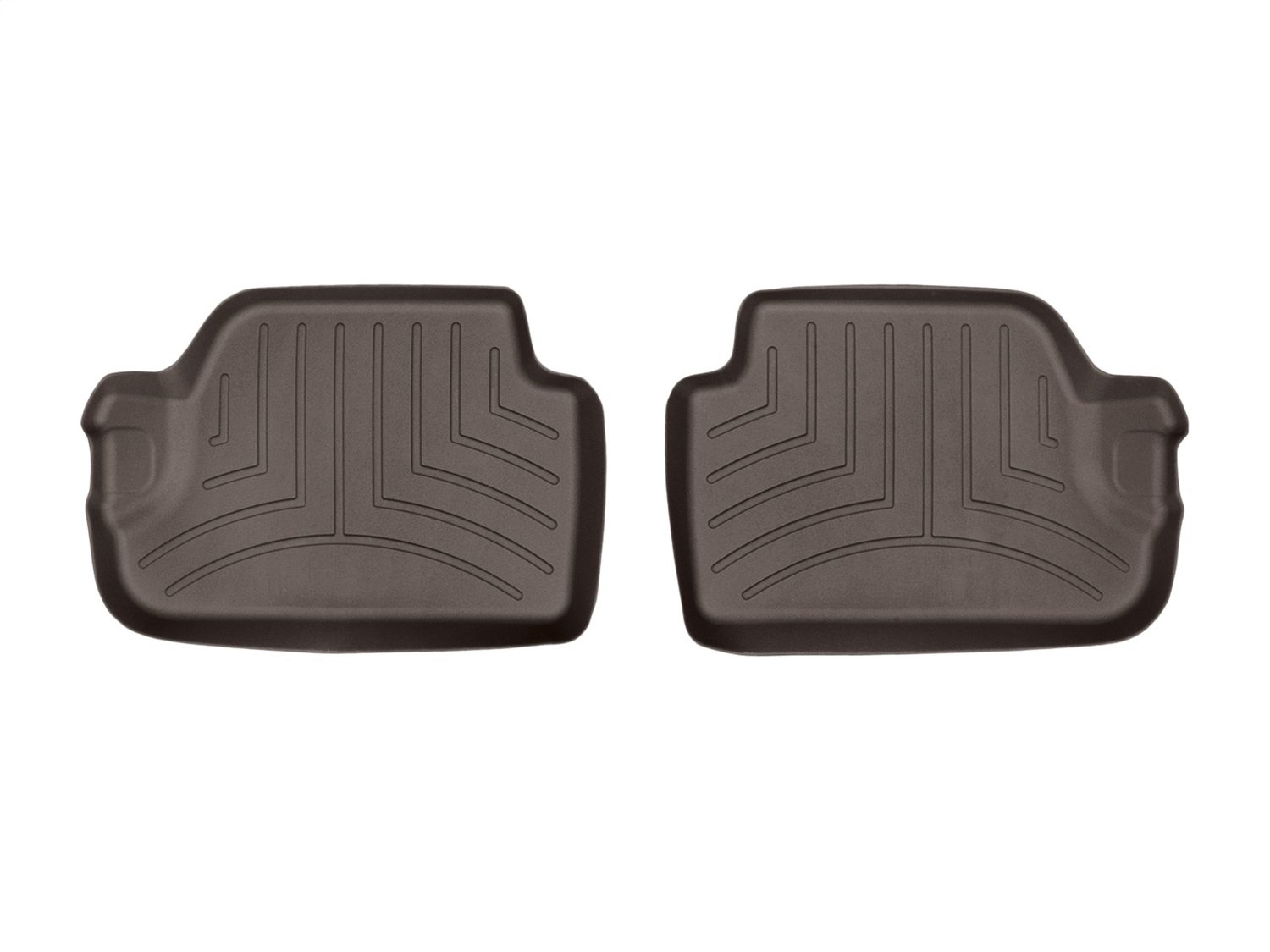 WeatherTech FloorLinerTM DigitalFit; Cocoa; Rear; 2 Piece 478232 thumbnail 1
