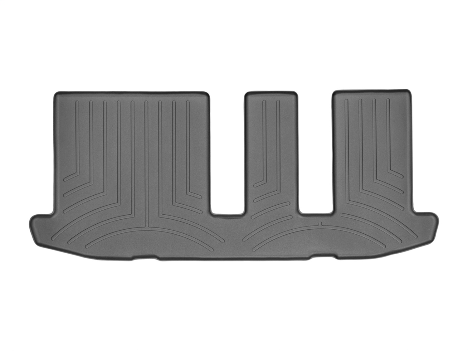 WeatherTech FloorLinerTM DigitalFit; Black; Third Row 444453 thumbnail 0