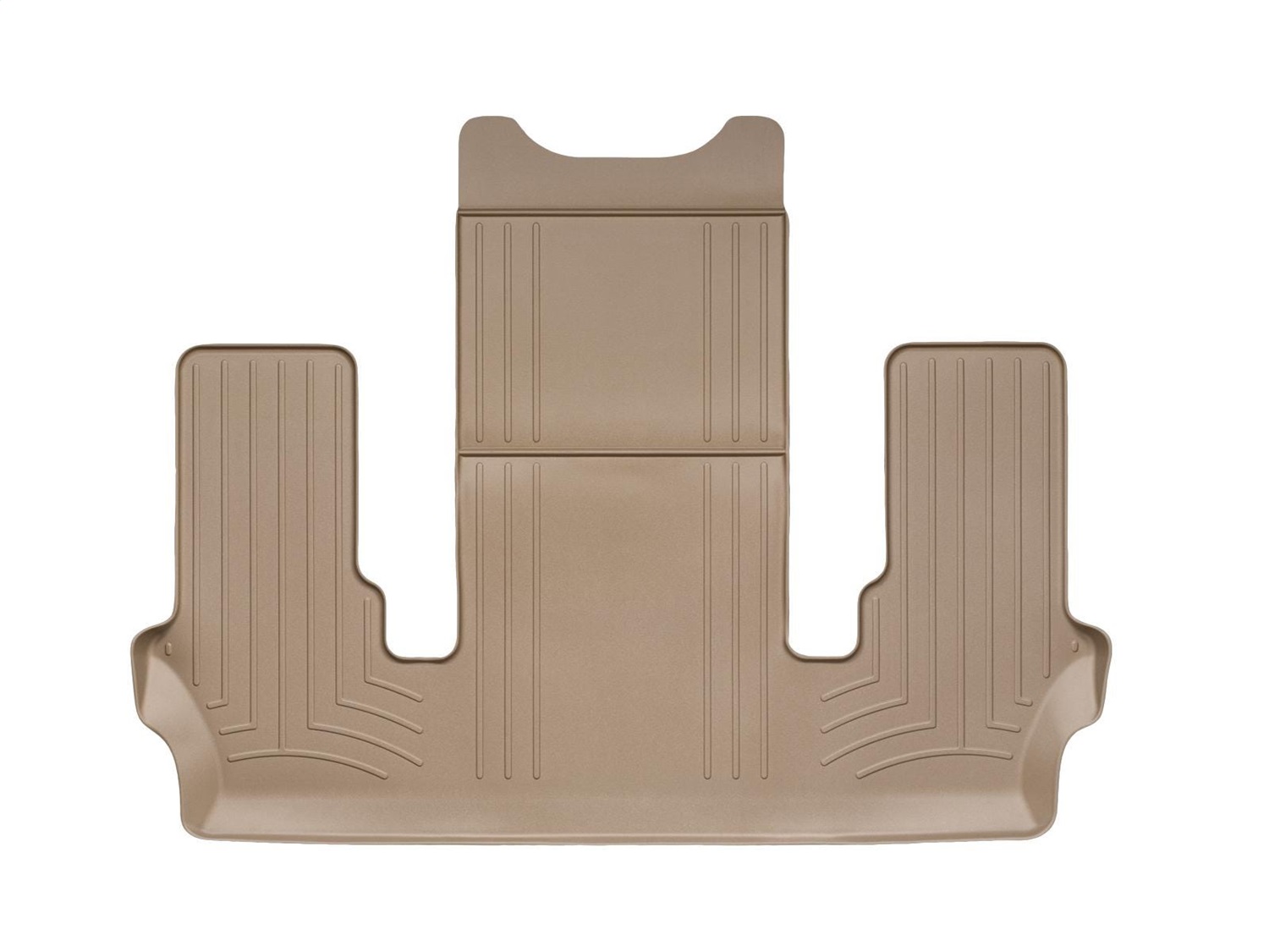 WeatherTech FloorLinerTM DigitalFit; Tan; Third Row 450935 thumbnail 0