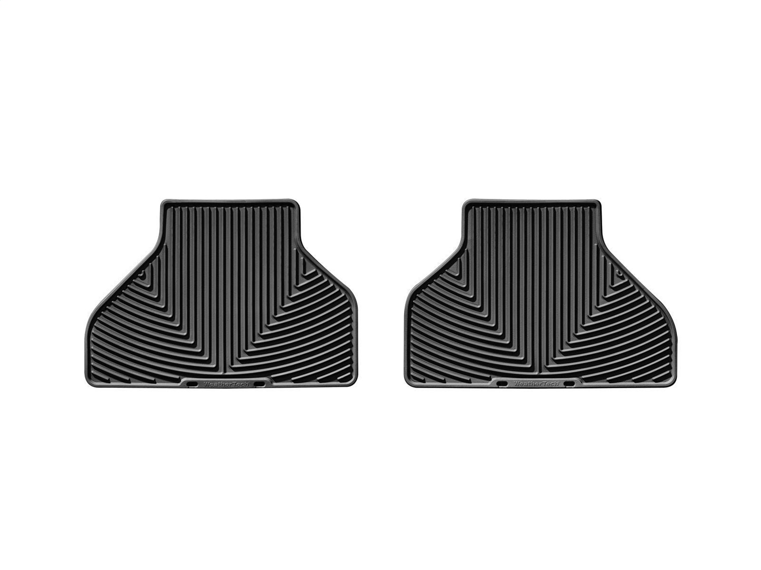 WeatherTech All Weather Floor Mats; Black; Rear W144 thumbnail 1