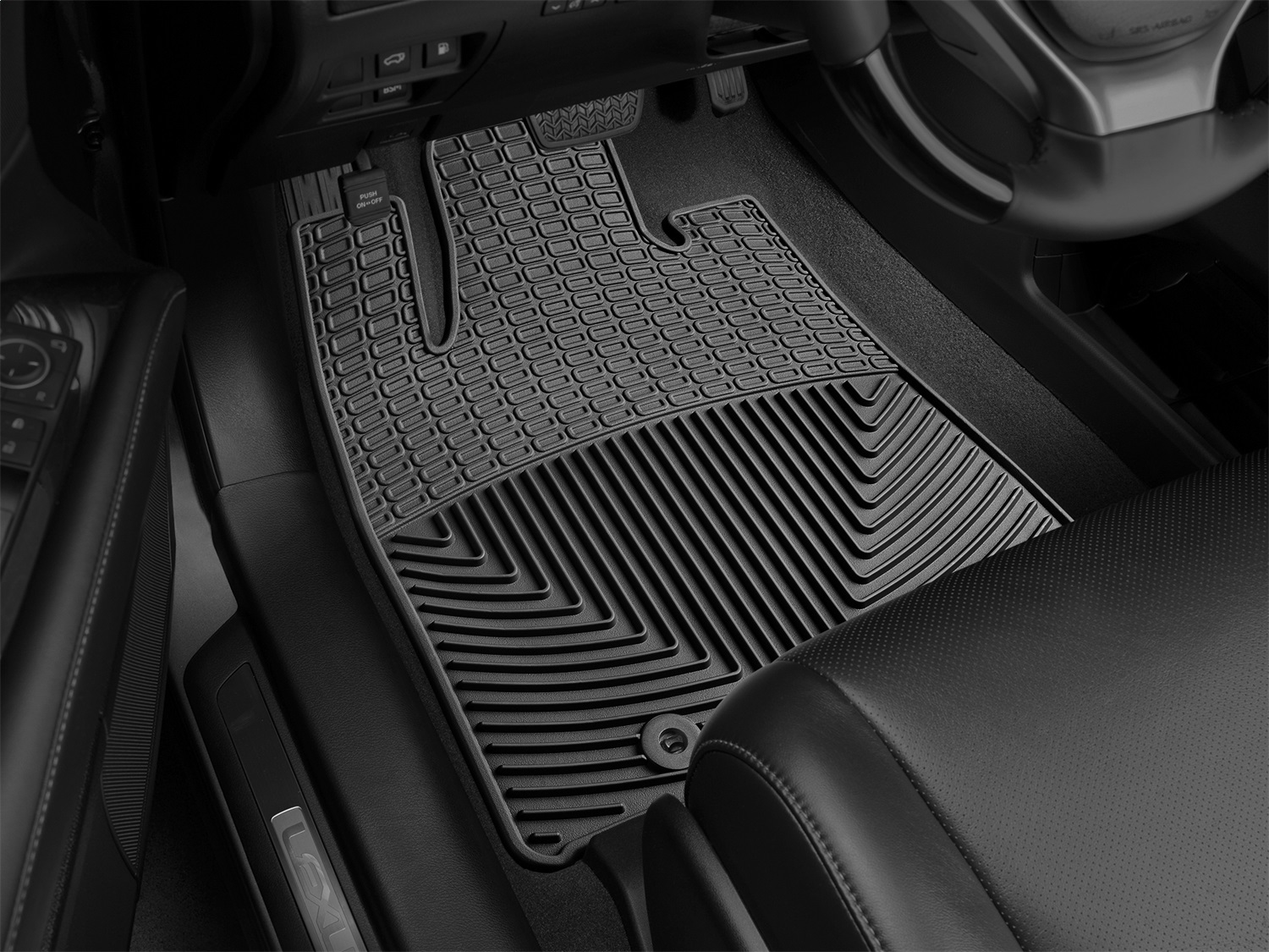 WeatherTech All Weather Floor Mats; Black; Front W278 thumbnail 1