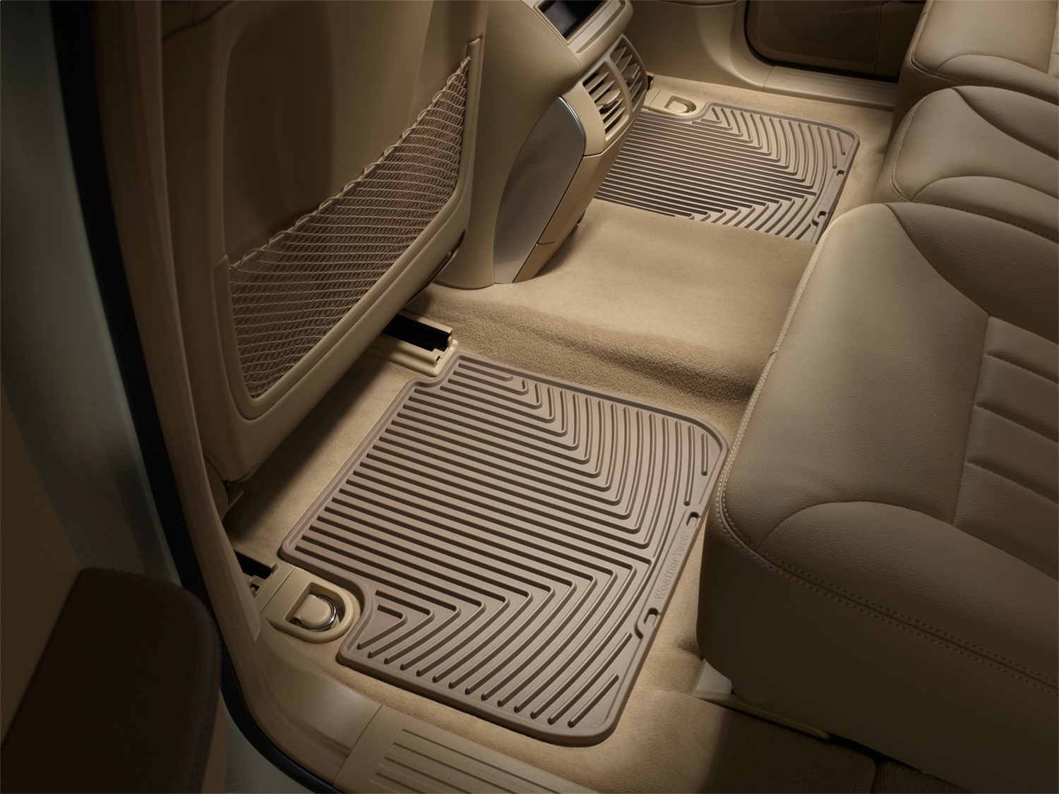 WeatherTech All Weather Floor Mats; Tan; Rear W106TN thumbnail 1