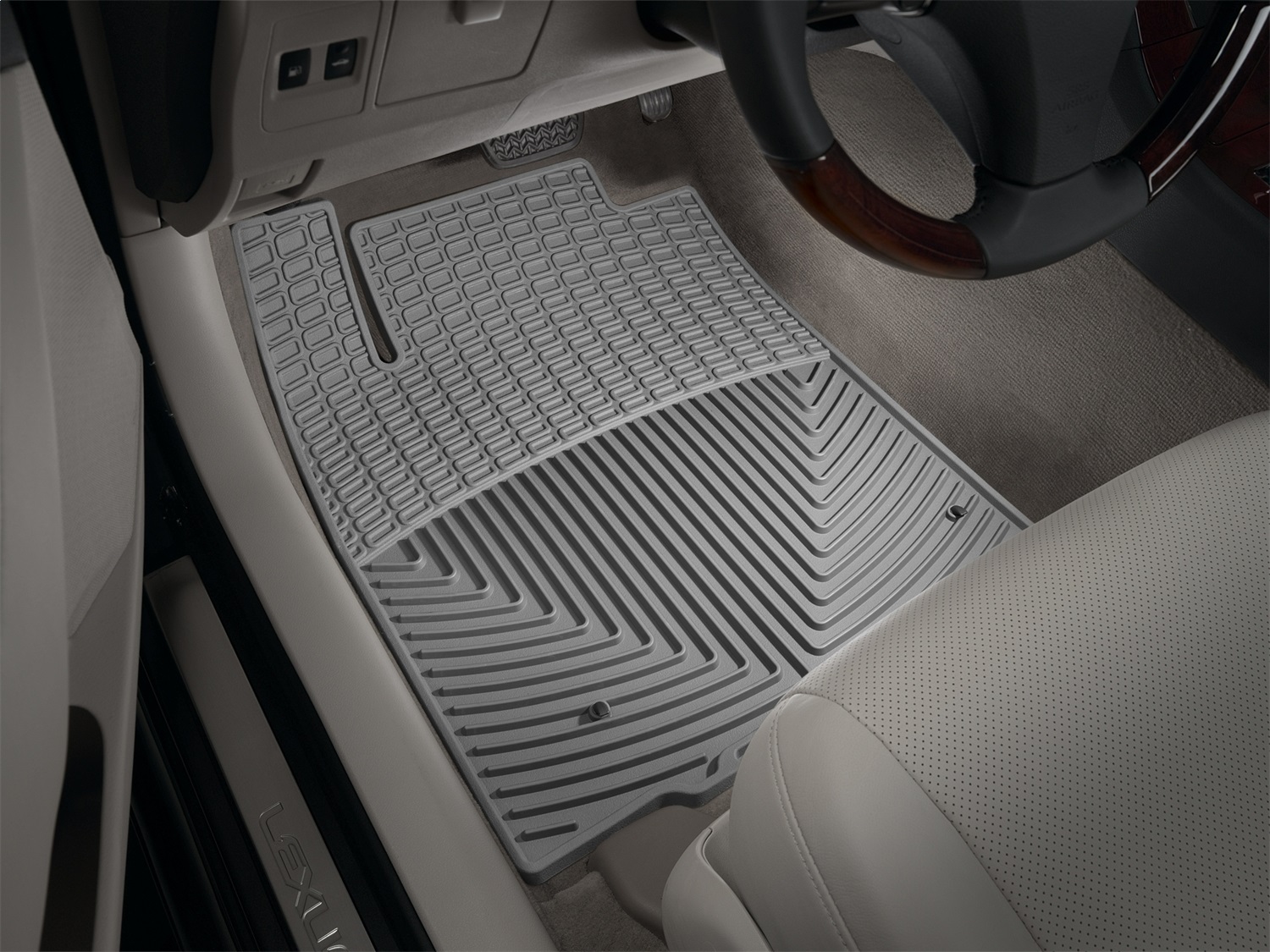 WeatherTech All Weather Floor Mats; Gray; Front W174GR thumbnail 0